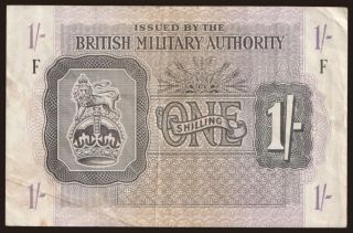 British Military Authority, 1 shilling, 1943
