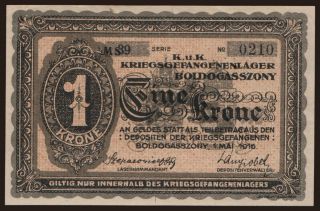Boldogasszony, 1 Krone, 1916