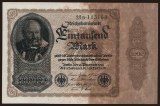 1000 Mark, 1922
