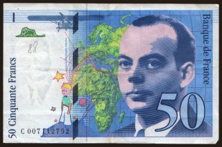 50 francs, 1993