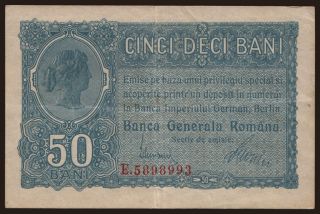 50 bani, 1917
