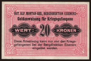 Eisenerz, 20 Kronen, 191?