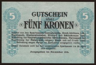 Georgswalde, 5 Kronen, 1918