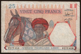 25 francs, 1942
