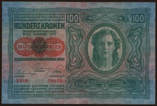 100 Kronen, 1912(20)