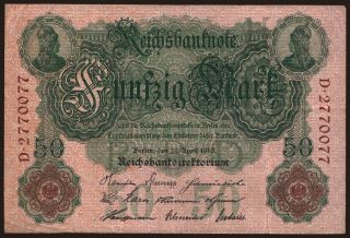 50 Mark, 1910