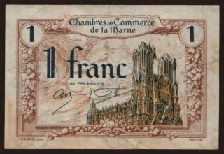 Marne, 1 franc, 1922