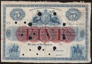 Union Bank of Scotland, 5 pounds, 1905