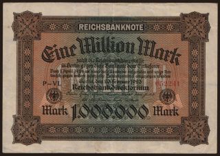 1.000.000 Mark, 1923
