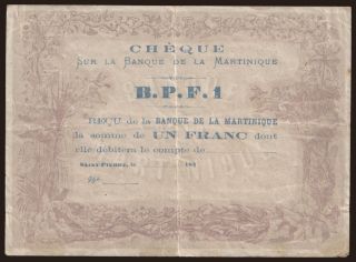 1 franc, 1870