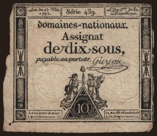 10 sous, 1793