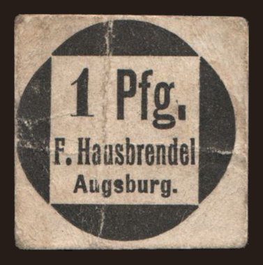 Augsburg/ Fritz Hausbrendel, 2 Pfennig, 1920