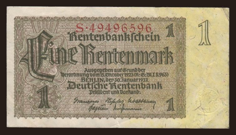 1 Rentenmark, 1937(44)