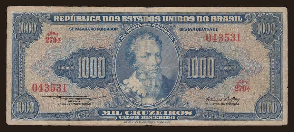 1000 cruzeiros, 1953