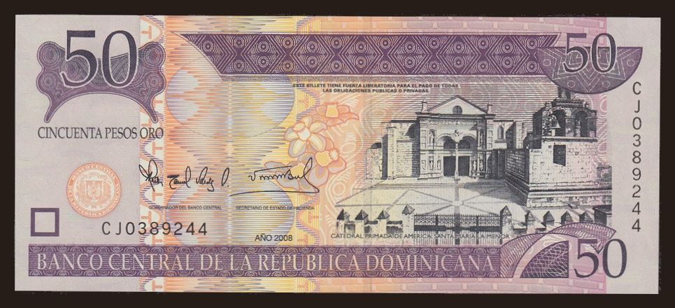 50 pesos, 2008