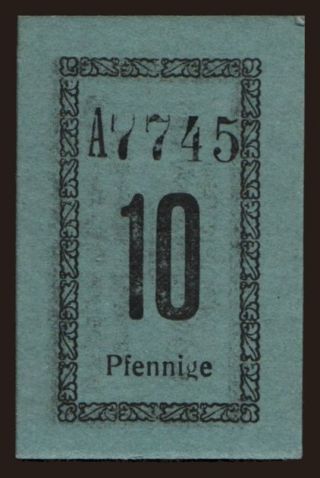 Herne/ Bergwerksgesellschaft, 10 Pfennig, 191?