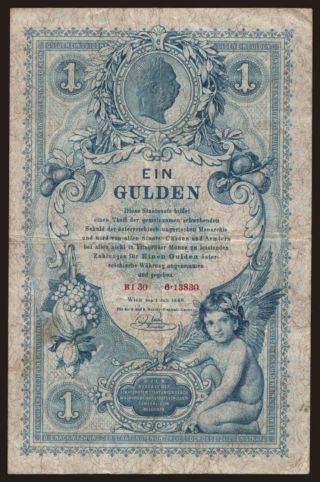1 Gulden, 1888