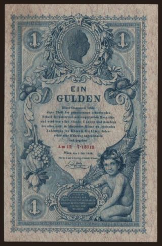 1 Gulden, 1888