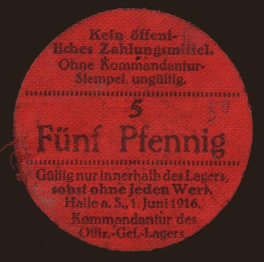 Halle, 5 Pfennig, 1916