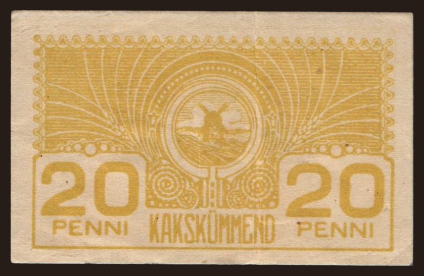 20 penni, 1919