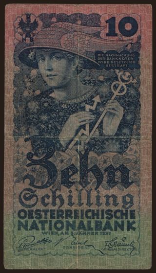 10 Schilling, 1927