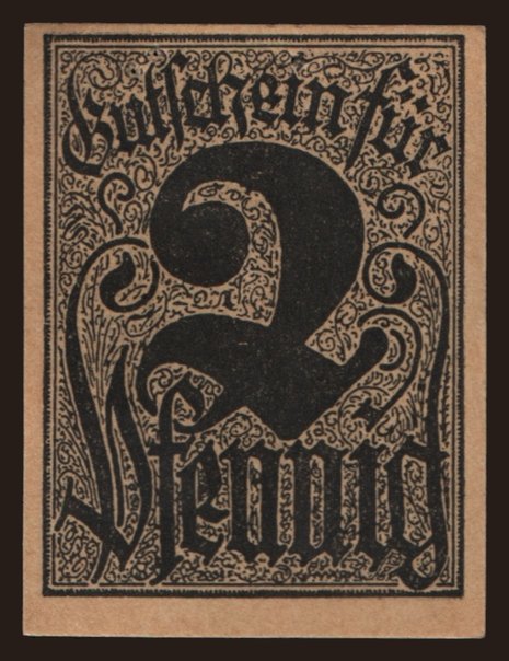 Regensburg, 2 Pfennig, 1920