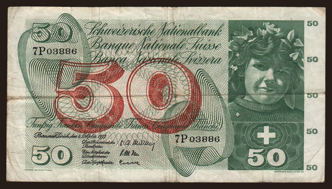 50 francs, 1957