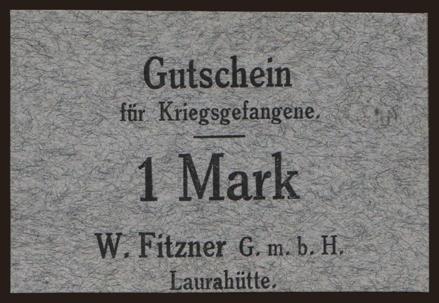 Laurahütte/ W. Fitzner, 1 Mark, 191?