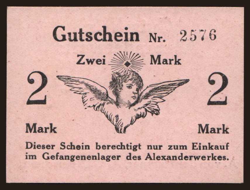 Remscheid/ Alexanderwerk, 2 Mark, 191?