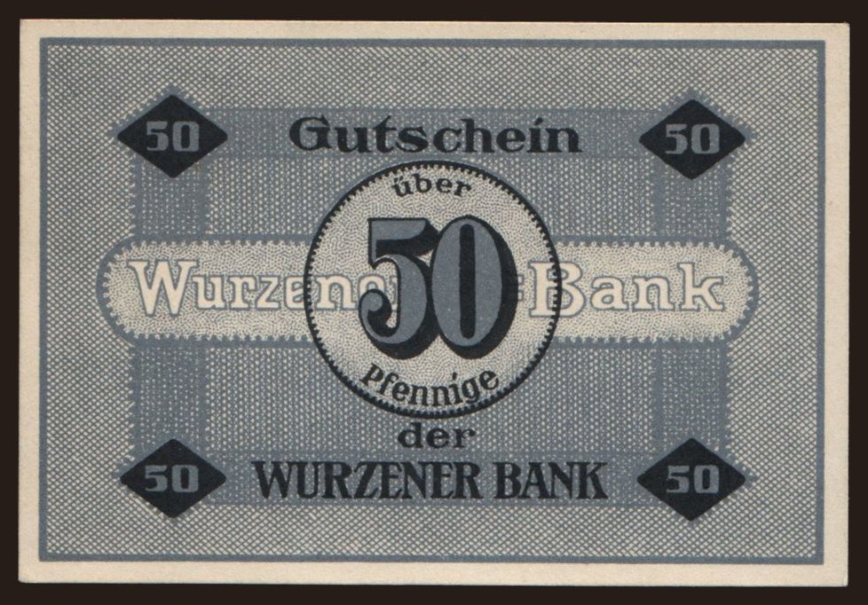 Wurzen/ Wurzener Bank, 50 Pfennig, 1917