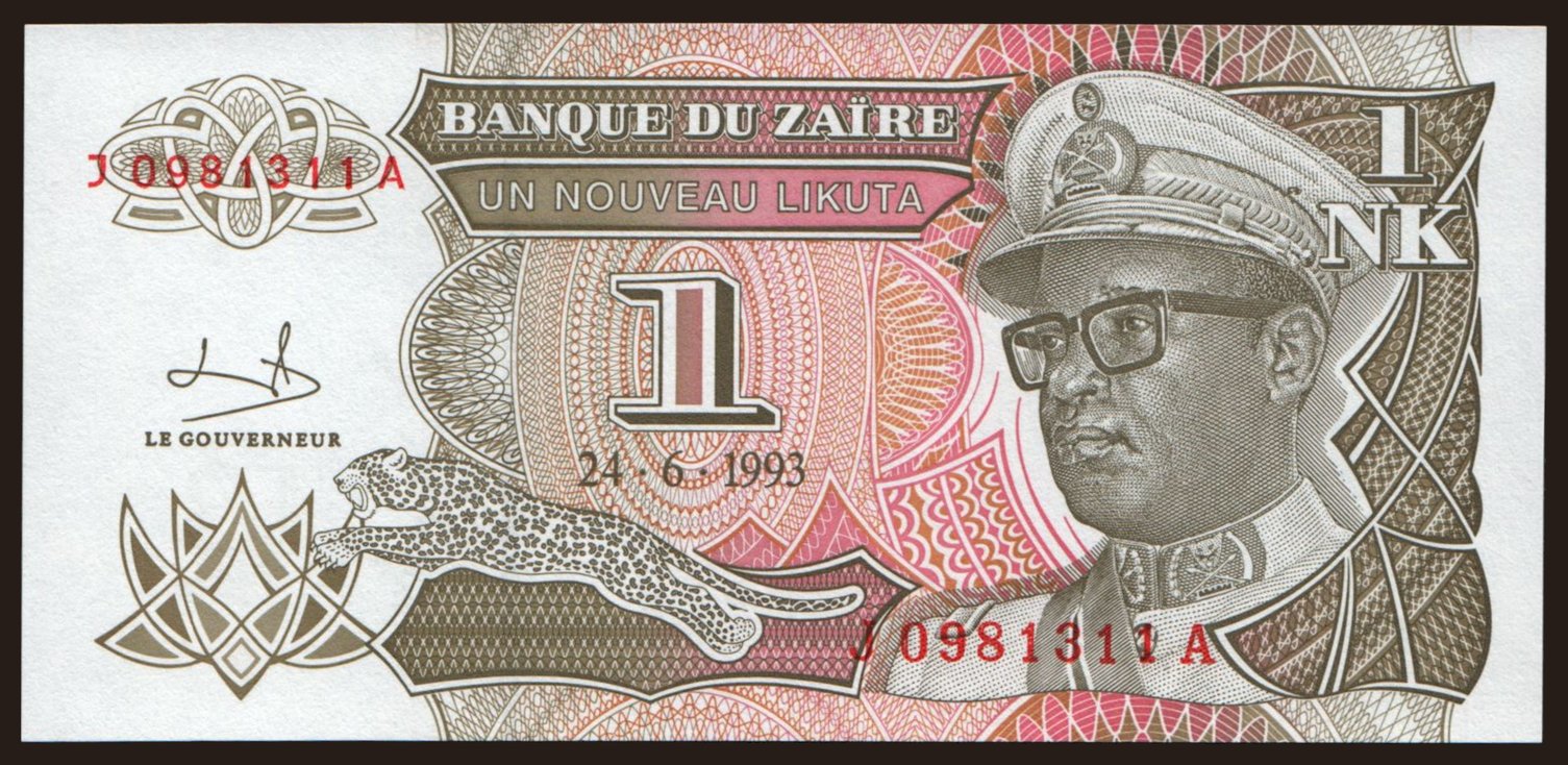 1 likuta, 1993