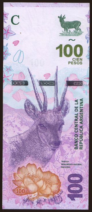 100 pesos, 2018