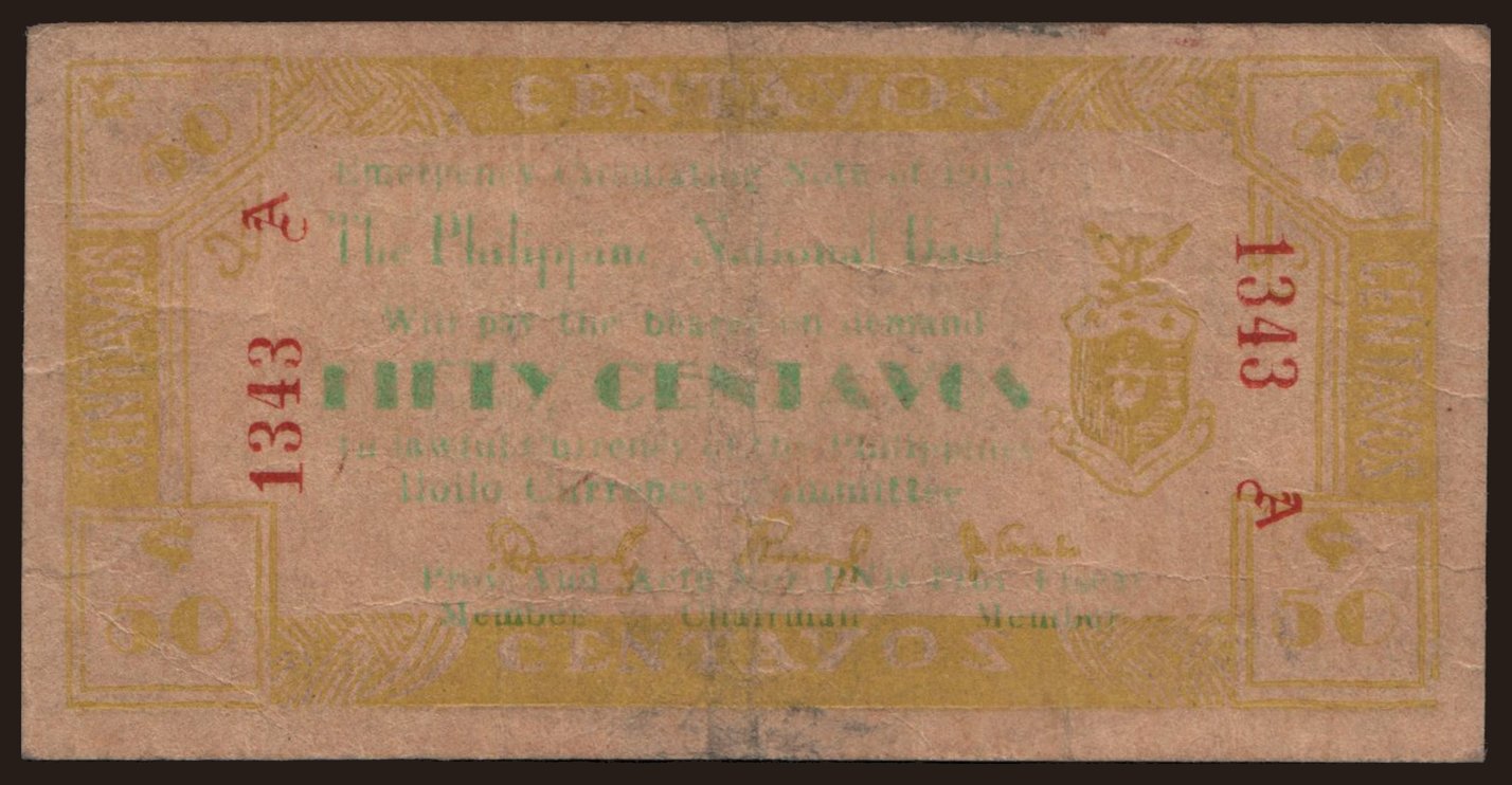 Iloilo, 50 centavos, 1942