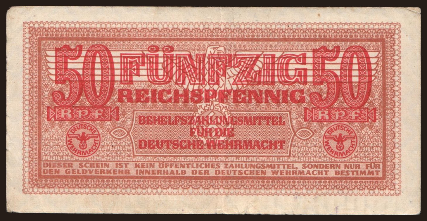 Wehrmacht, 50 Reichspfennig, 1942