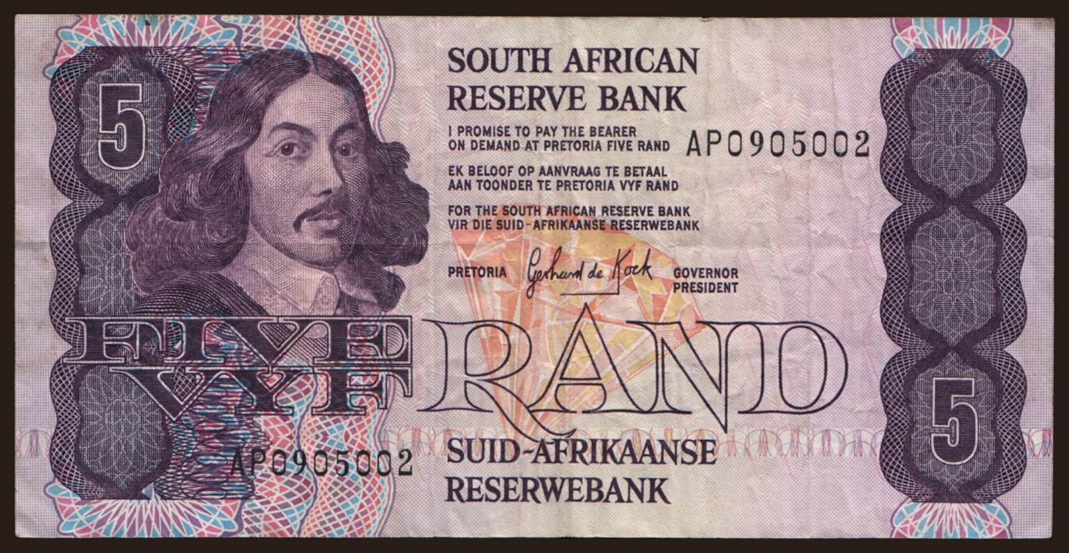 5 rand, 1989