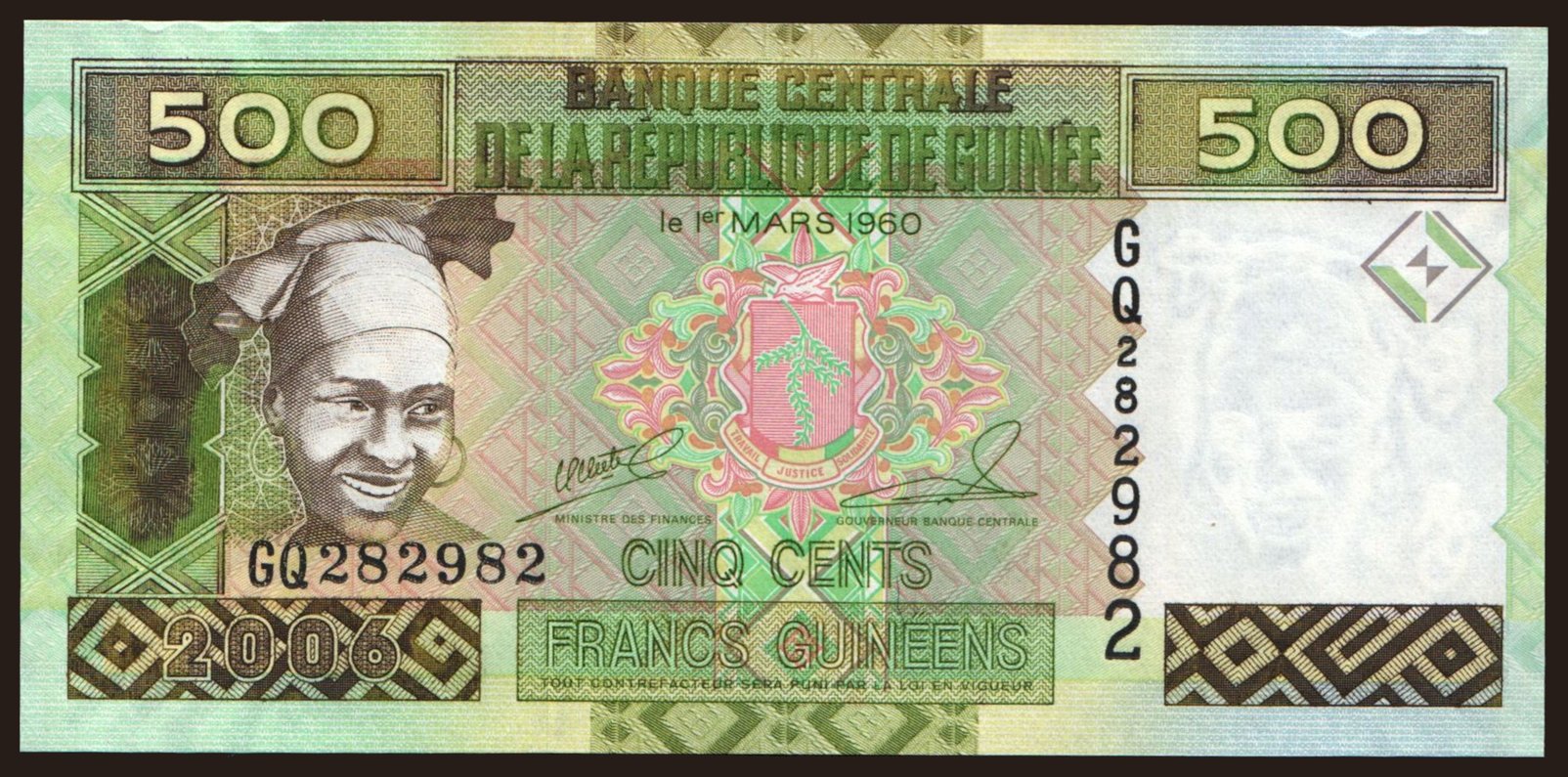 500 francs, 2006
