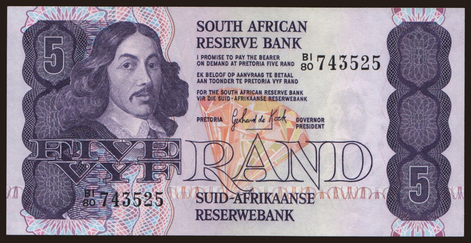 5 rand, 1981