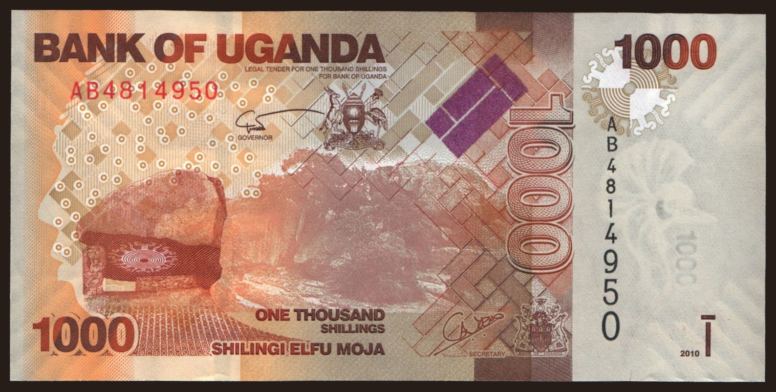 1000 shillings, 2010