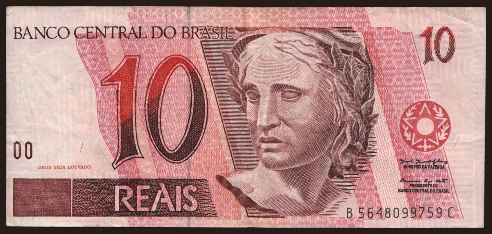 10 reais, 1997