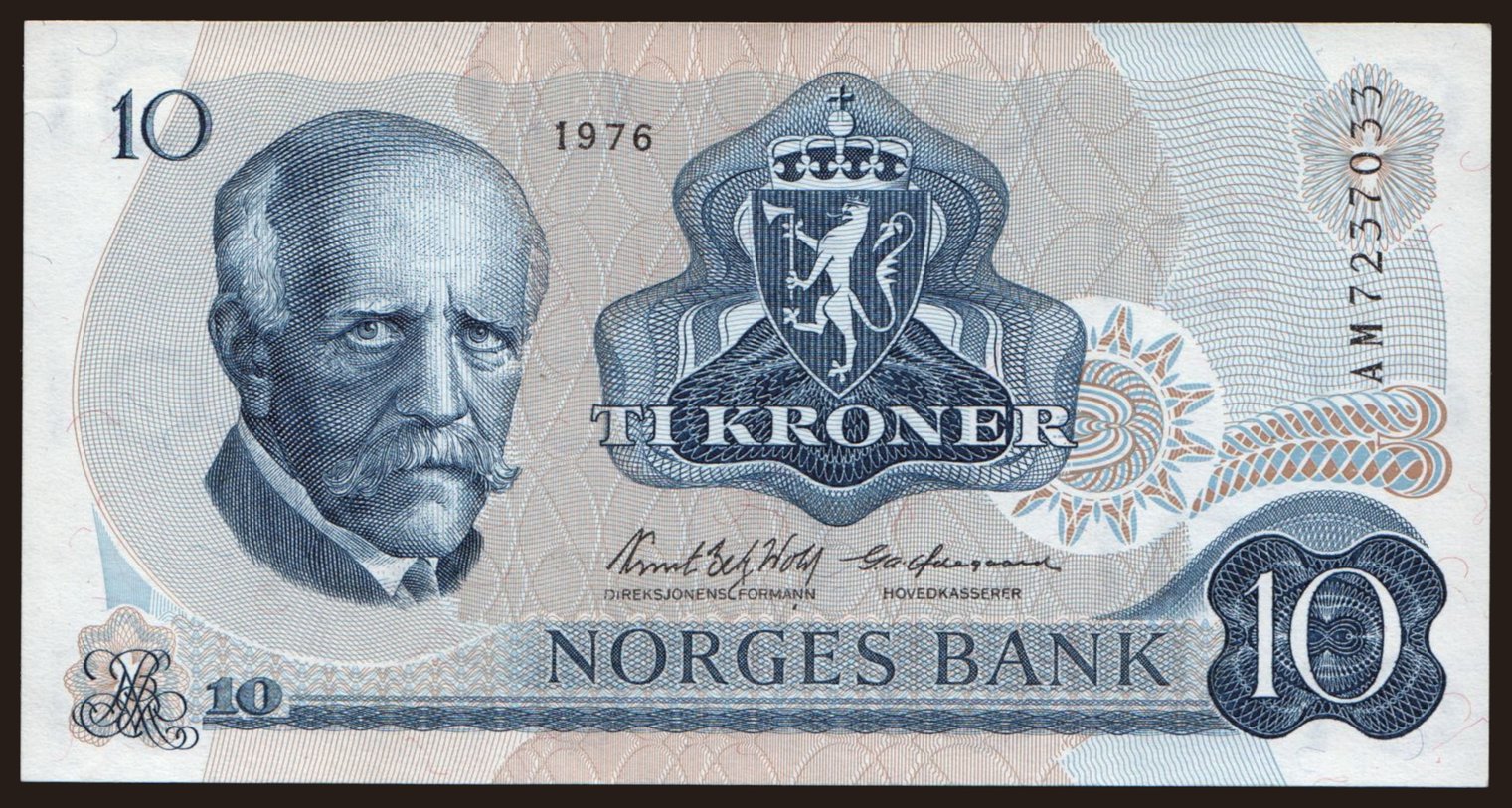 10 kroner, 1976