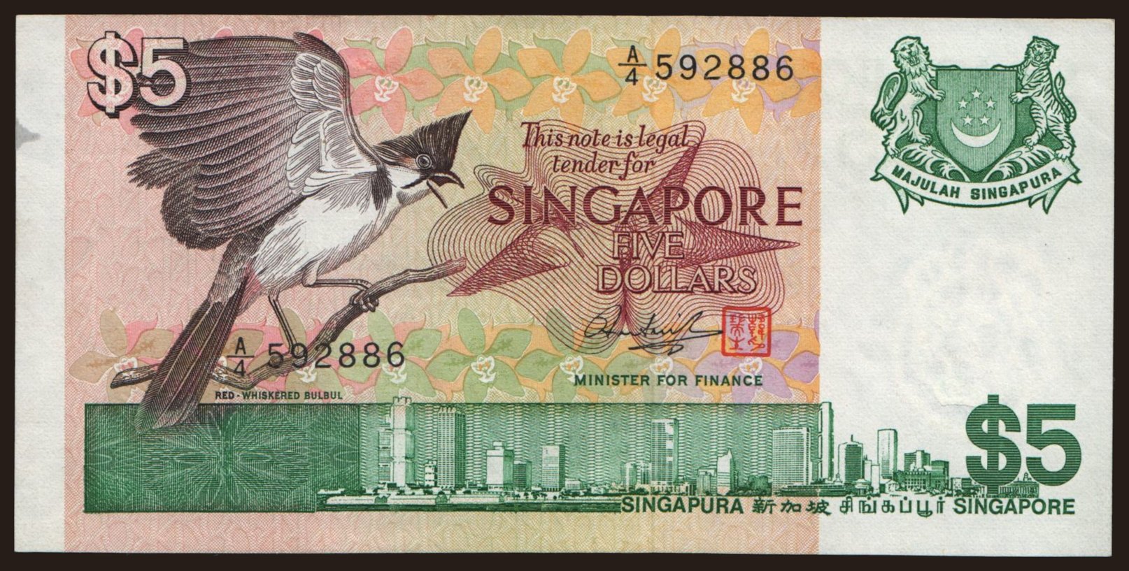 5 dollars, 1976