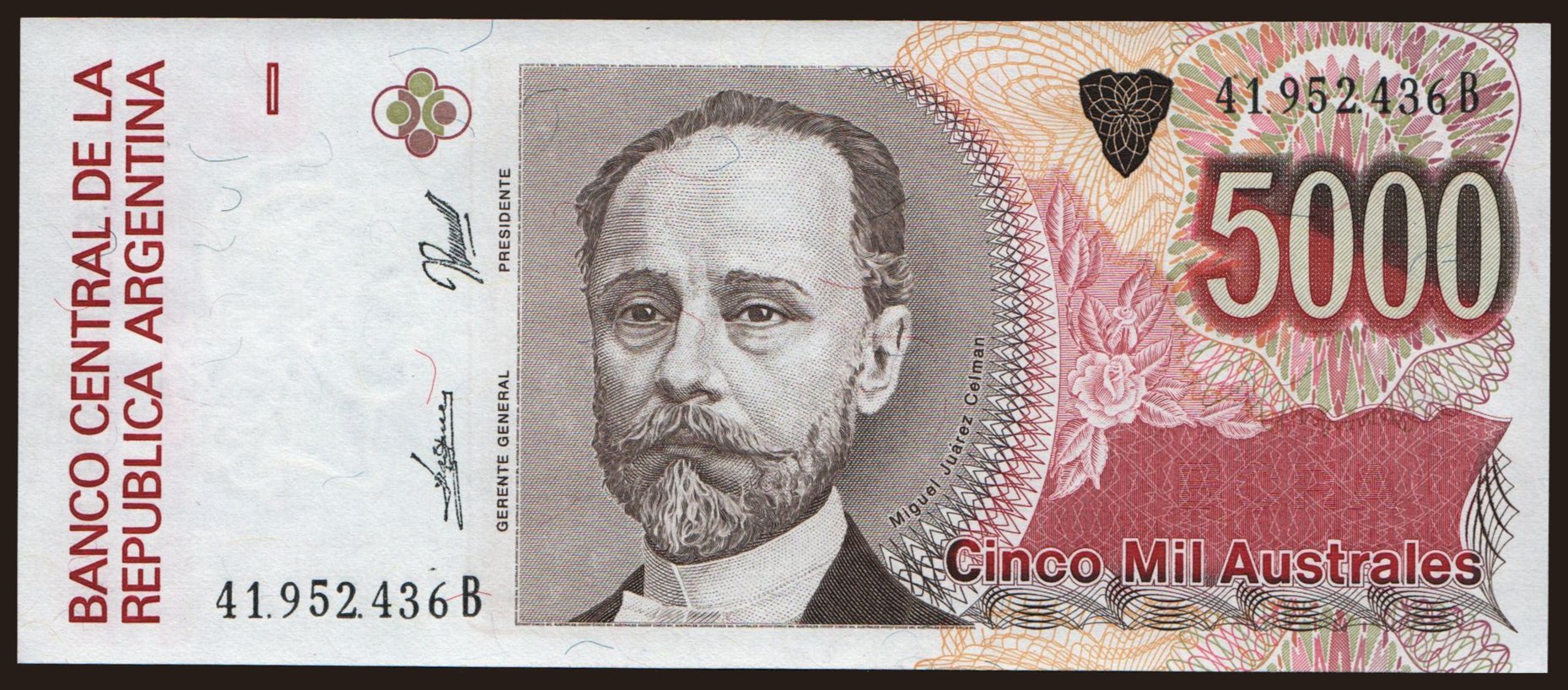 5000 australes, 1989