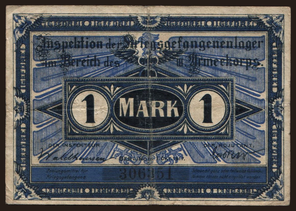 Crossen, 1 Mark, 1917