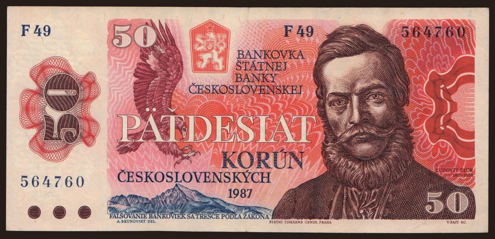 50 korun, 1987