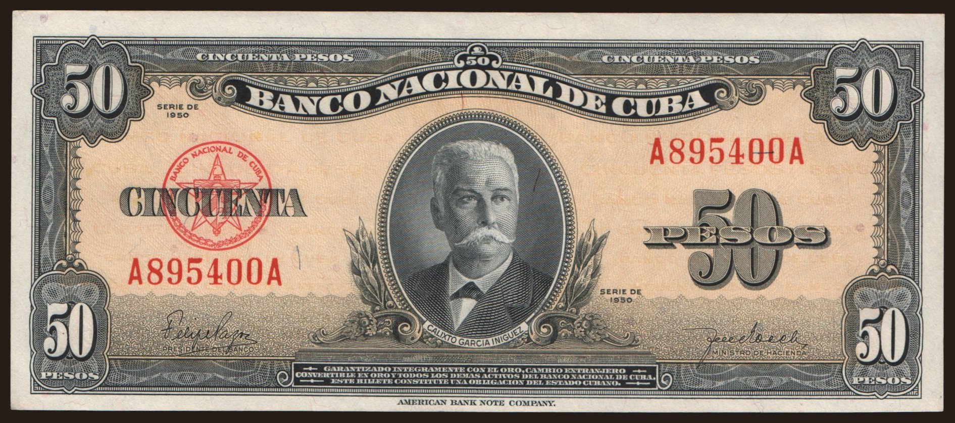 50 pesos, 1950
