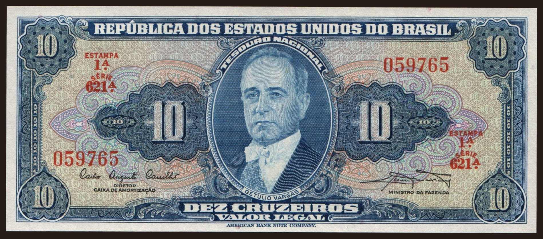 10 cruzeiros, 1961