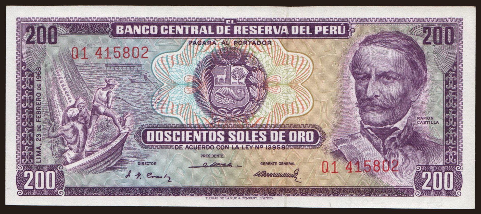 200 soles, 1968