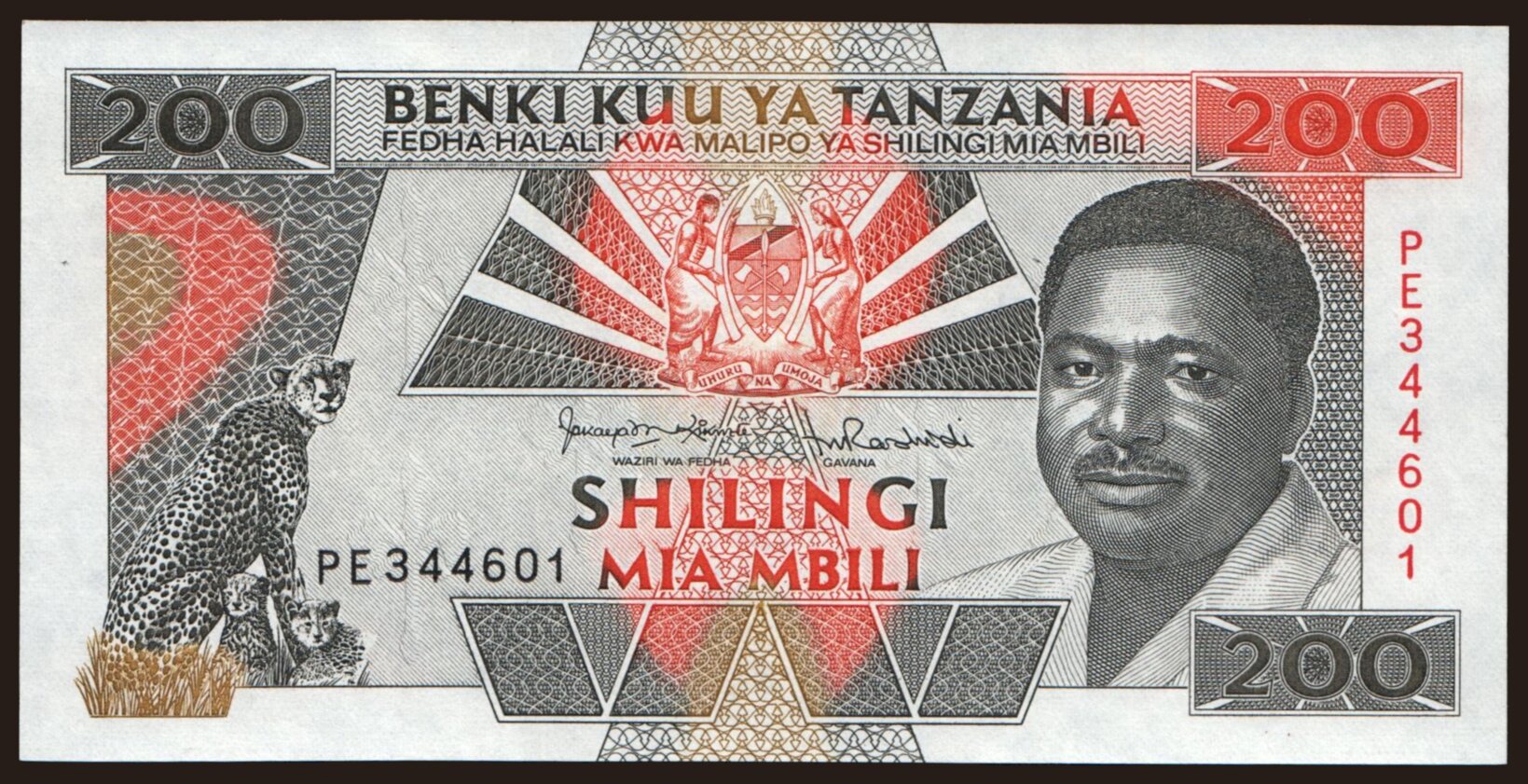 200 shilingi, 1993