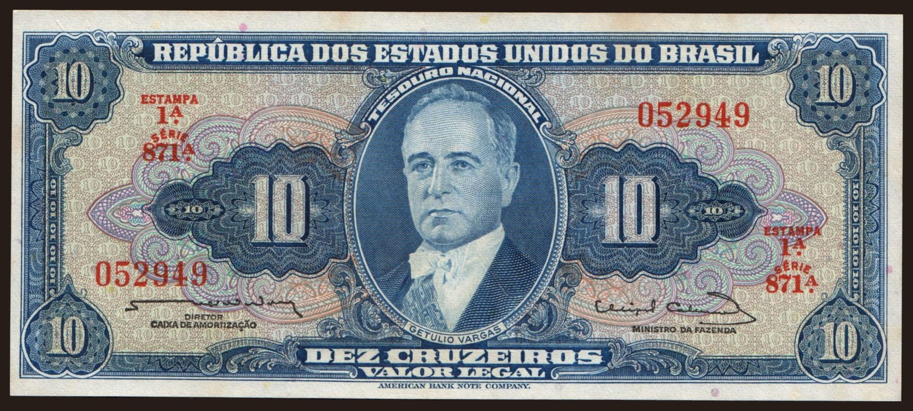 10 cruzeiros, 1963