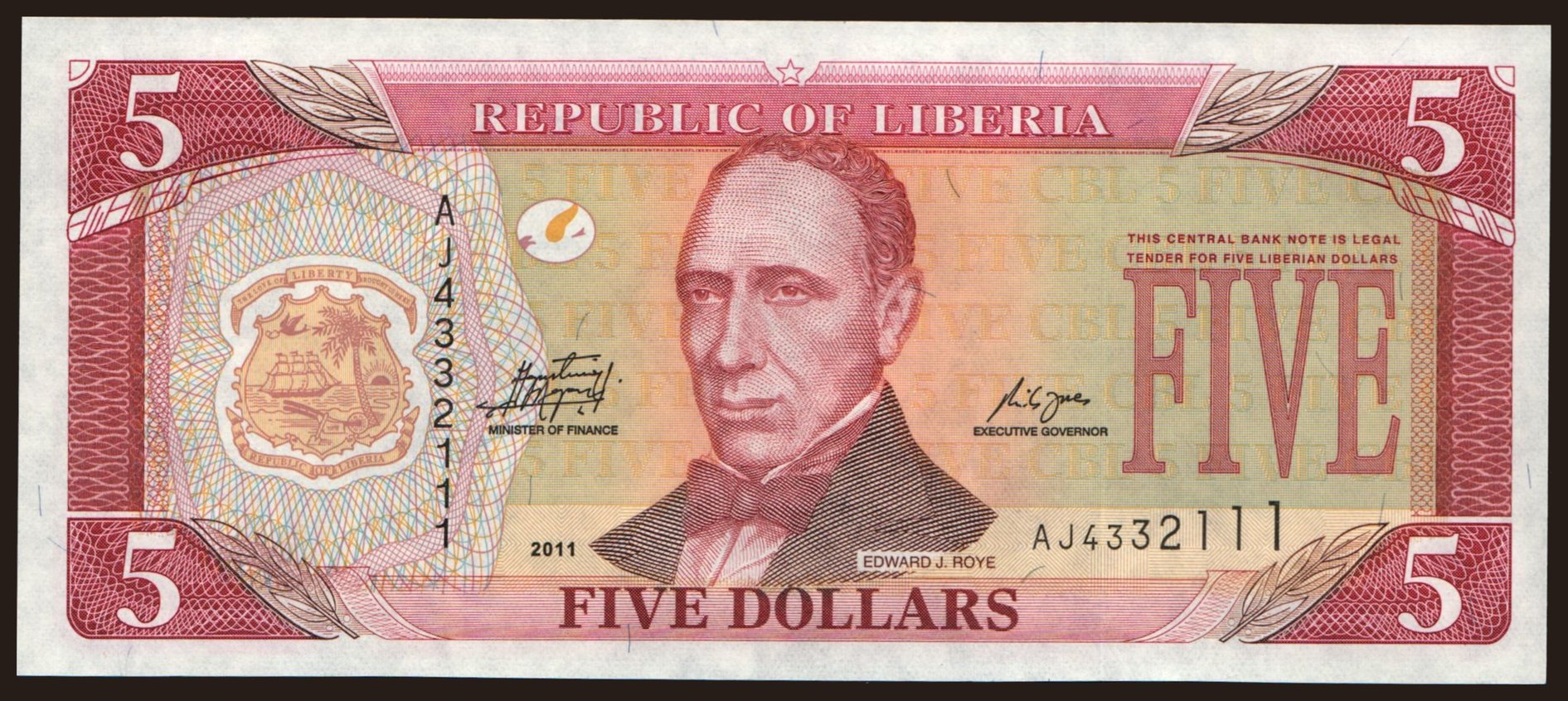 5 dollars, 2011